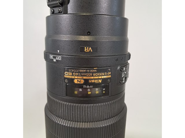 Super telenlens, nikon, af-s nikkor 600mm 1:4g ed - afbeelding 4 van  6