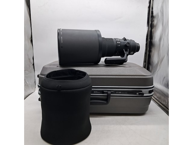Super teleobjectief, nikon, af-s nikkor 600 1:4e fl ed vr - afbeelding 1 van  9