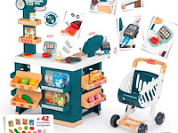 Supermarkt speelset winkelwagen & kassa smoby, maxi market, meerkleurig - afbeelding 3 van  3