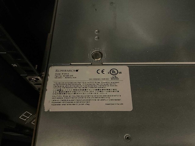 Supermicro 813m4 server - afbeelding 1 van  1