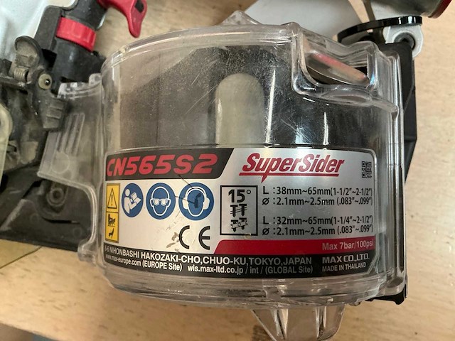 Superslider cn565st pneumatische spijkerpistool en divers - afbeelding 5 van  8