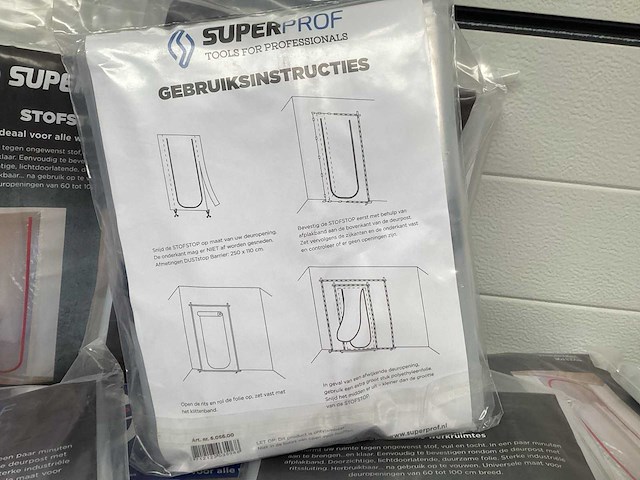 Supertof stofstop stucadoorsmateriaal (18x) - afbeelding 3 van  3