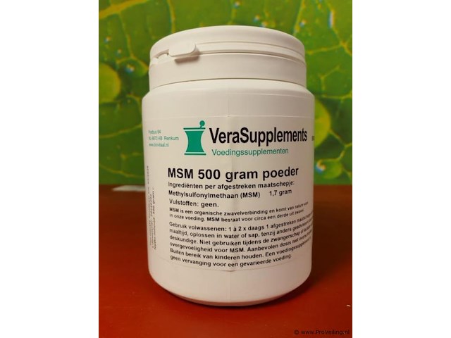 Supplementenpot wei-proteïne+ poeder 500 gram - afbeelding 5 van  7