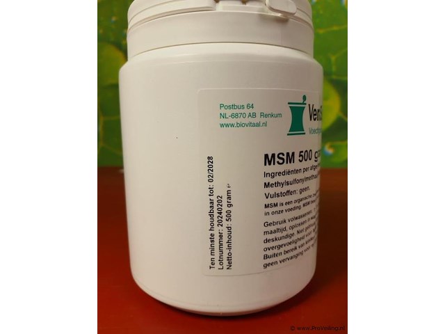 Supplementenpot wei-proteïne+ poeder 500 gram - afbeelding 6 van  7