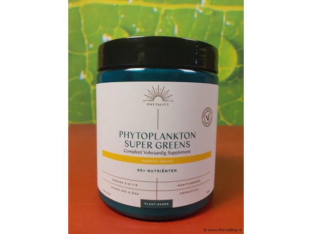 Supplementpoeder phytoplankton super greens - afbeelding 1 van  4
