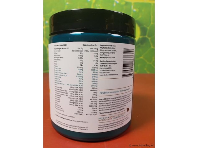 Supplementpoeder phytoplankton super greens - afbeelding 3 van  4