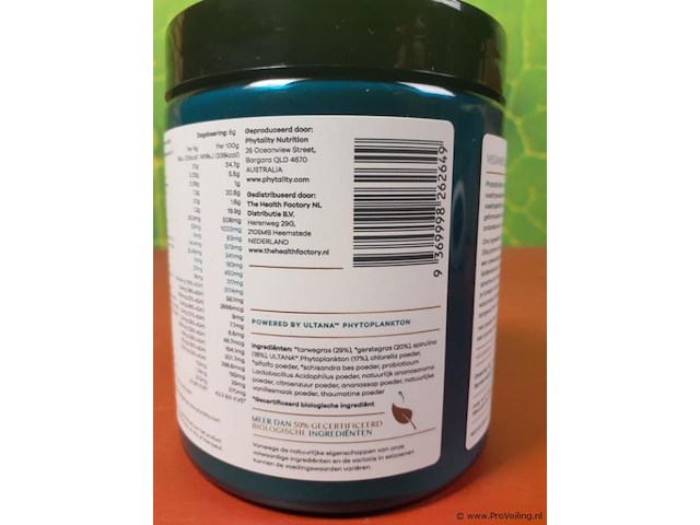 Supplementpoeder phytoplankton super greens - afbeelding 4 van  4