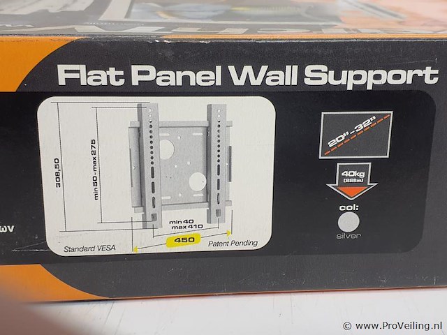 Support watchtv flat panel wall support flat panel tv-wandbeugel - afbeelding 2 van  2