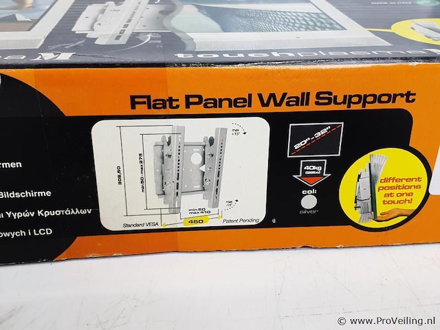 Support watchtv flat panel wall support flat panel tv-wandbeugel - afbeelding 2 van  2