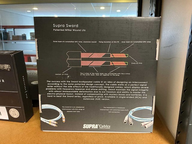 Supra cables supra sword ixlr kabel 80cm - afbeelding 2 van  2