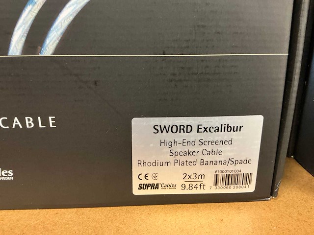 Supra cables sword excalibur luidsprekerkabel 2x300cm - afbeelding 2 van  3