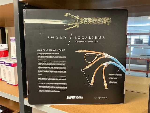 Supra cables sword excalibur luidsprekerkabel 2x300cm - afbeelding 3 van  3