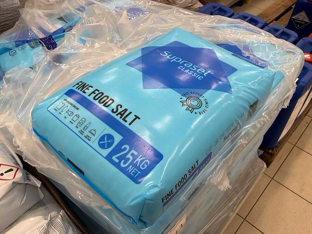 Suprasel classic fijn voedingszout (25kg) (28x) - afbeelding 1 van  3