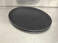 Supreminox - ovaal dienblad anti-slip (56x68 cm) (8x) - afbeelding 1 van  2