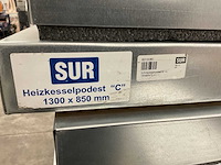 Sur 1300x850cm geïsoleerde boiler vloerplaat (18x) - afbeelding 2 van  2