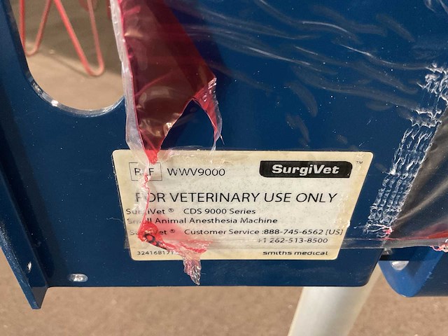 Surgivet anesthesia unit - afbeelding 6 van  6