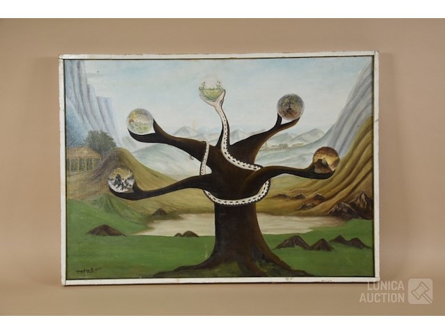 Surrealistisch kunstwerk - afbeelding 1 van  5