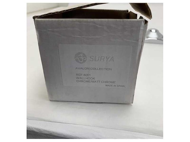 Surya ref8001 mariene chrome muurhaak - afbeelding 4 van  4