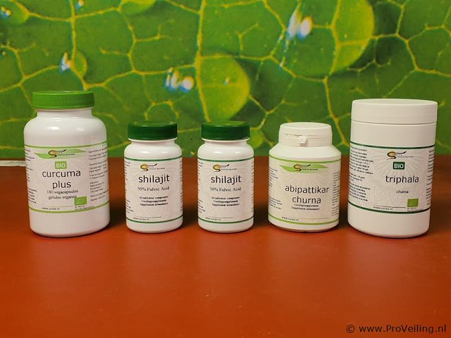 Surya voedingssupplementen, diverse soorten o.a. shilajit & triphala - afbeelding 1 van  13
