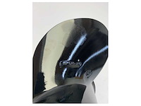 Suzuki 10-1/4 x 10 aluminium black coated marine propeller - 58100-96372-yay - afbeelding 4 van  7
