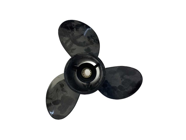 Suzuki 3-blade 11-1/4 x 15 aluminium outboard propeller - afbeelding 1 van  5
