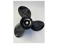 Suzuki 3-blade 11-1/4 x 15 aluminium outboard propeller - afbeelding 2 van  5