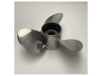 Suzuki 3-blade 15.5 x 19.5 front duo propeller stainless steel-58500-98l00 - afbeelding 1 van  3