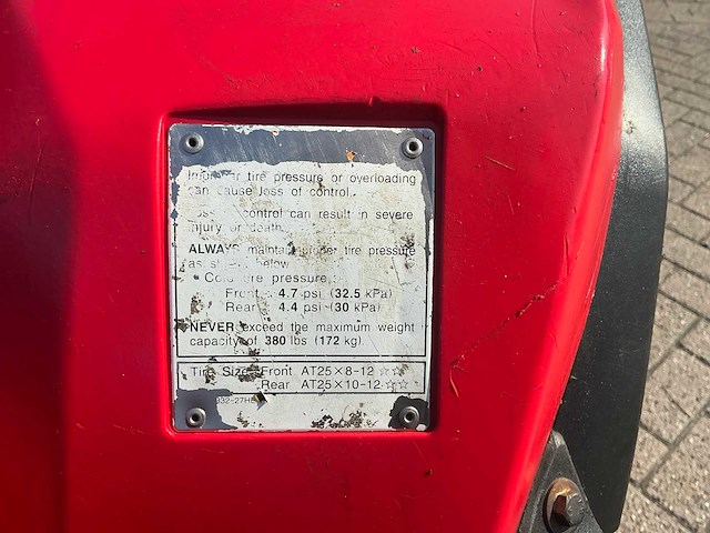 Suzuki 400 4 wd quad - afbeelding 13 van  20