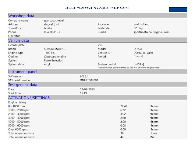 Suzuki df90a 09003f-312215 buitenboordmotor - afbeelding 5 van  5