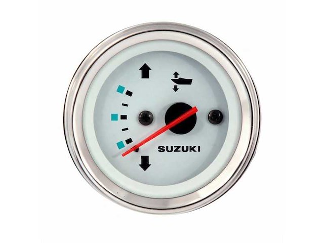 Suzuki white outboard engine trim display - 34800-93j11 - afbeelding 1 van  4