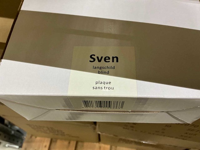 Sven langschild blind deurbeslag (120x) - afbeelding 1 van  1