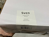 Sven langschild blind deurbeslag (20x) - afbeelding 3 van  3