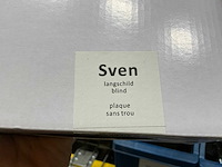 Sven langschild blind deurbeslag (20x) - afbeelding 4 van  4