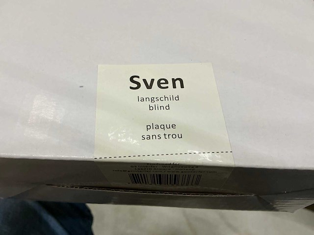 Sven langschild blind deurbeslag (40x) - afbeelding 3 van  3