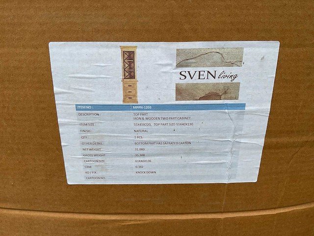 Sven living mppn-1203 opbergkast - afbeelding 13 van  18
