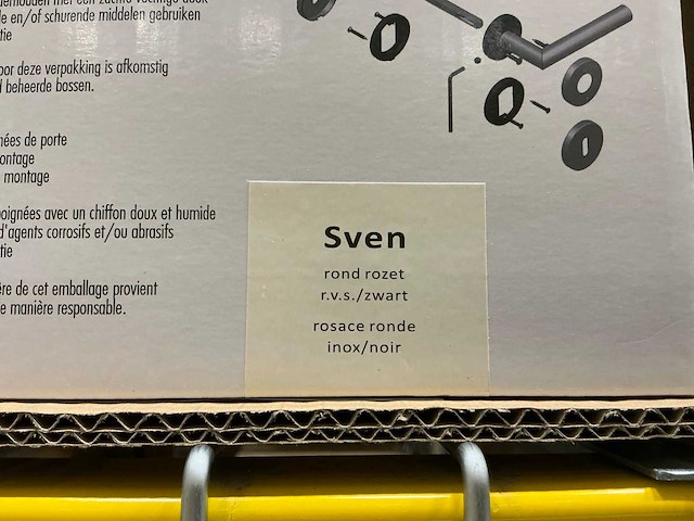 Sven rond rozet deurbeslag (42x) - afbeelding 3 van  3