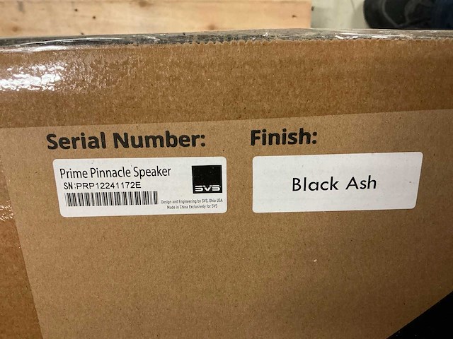 Svs pinnacle prime black ash vloerstaande speaker (2x) - afbeelding 3 van  3