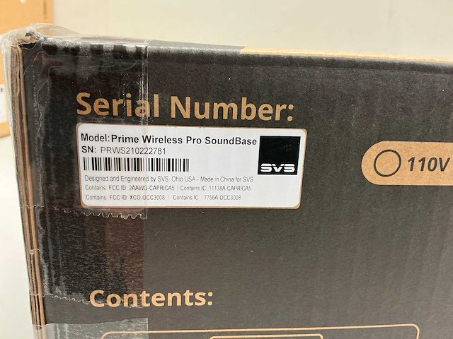 Svs prime wireless pro soundbase draadloze versterker - afbeelding 3 van  3