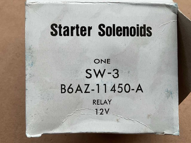 Sw-3 b6az-11450-a starter solenoid (4x) - afbeelding 1 van  5