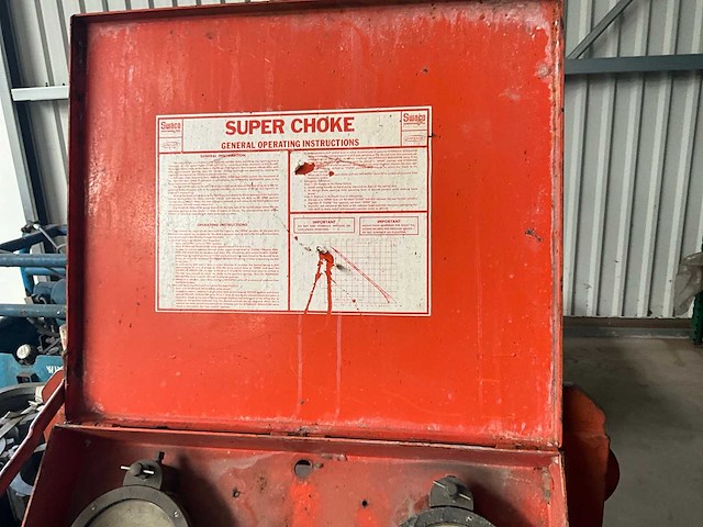 Swaco super choke bedieningsconsole / testpaneel voor regelbare choke - afbeelding 4 van  5