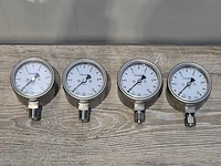 Swagelok - drukmeter 10 bar (4x)