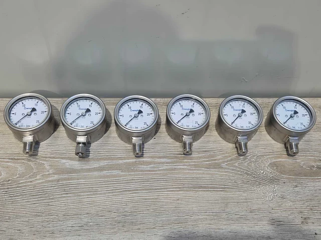 Swagelok - drukmeter 25 bar (6x) - afbeelding 1 van  2