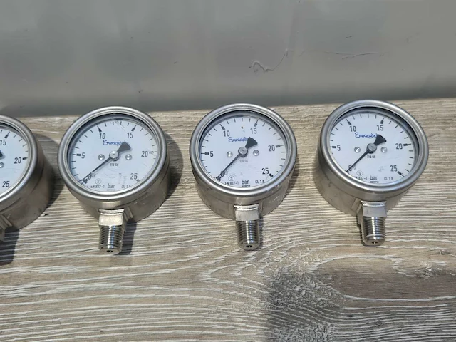 Swagelok - drukmeter 25 bar (6x) - afbeelding 2 van  2