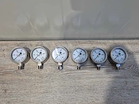 Swagelok - drukmeter 250 bar (6x)