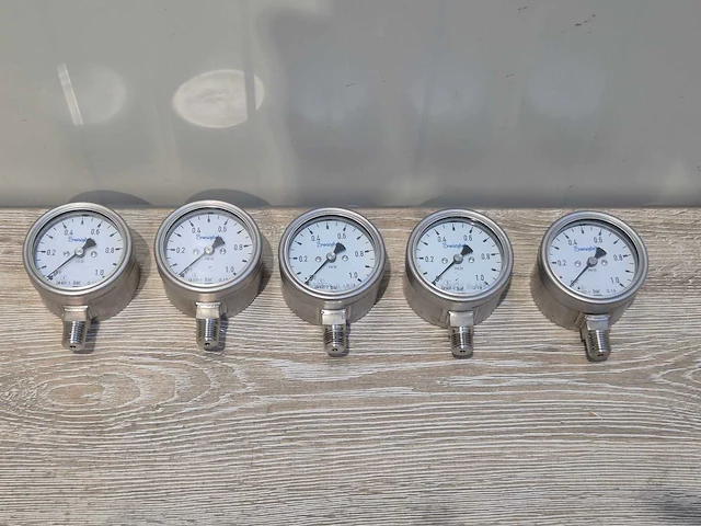 Swagelok - drukmeter 5 bar (5x) - afbeelding 1 van  3
