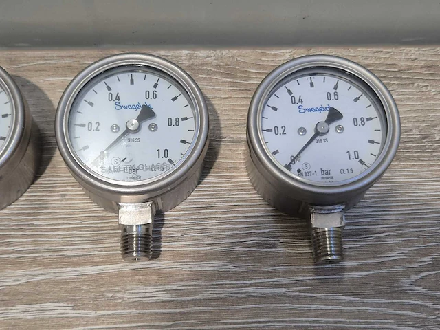 Swagelok - drukmeter 5 bar (5x) - afbeelding 3 van  3