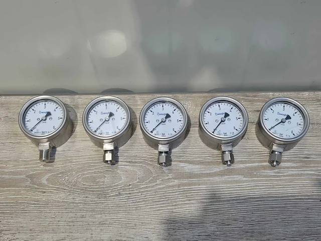 Swagelok - drukmeter 6 bar (6x) - afbeelding 1 van  2