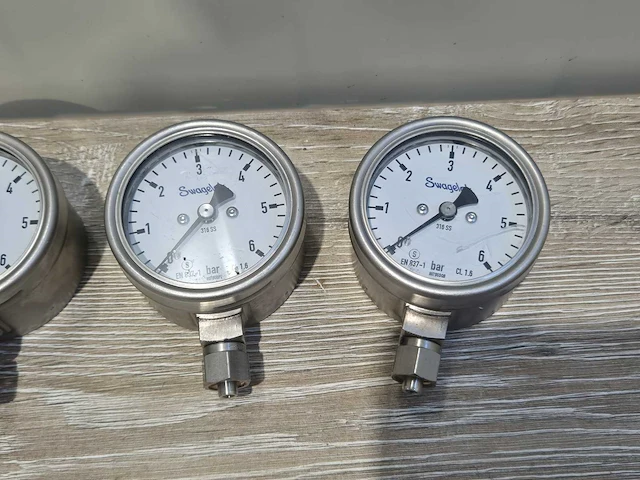 Swagelok - drukmeter 6 bar (6x) - afbeelding 2 van  2