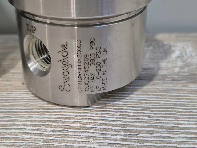 Swagelok - regelaar 3600 psig (2x) - afbeelding 2 van  2