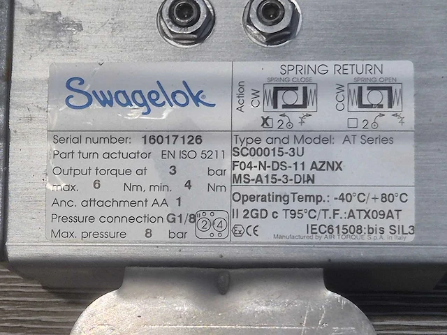 Swagelok - sc00015-3u / ss-83ps4 - overige pneumatische gereedschap (2x) - afbeelding 2 van  4